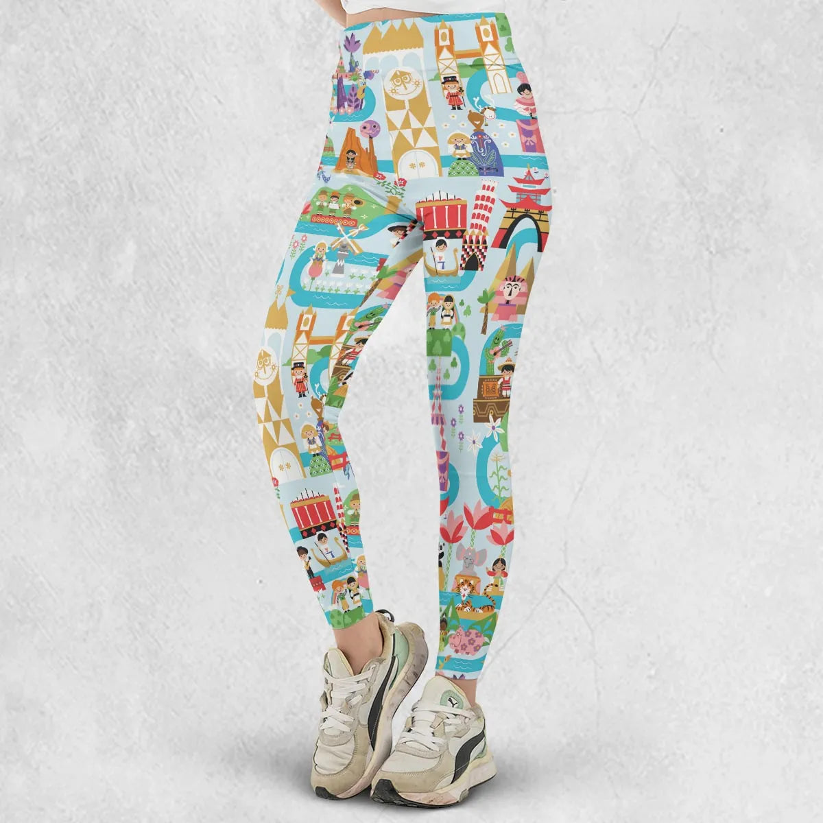 It's Small World Map Legging