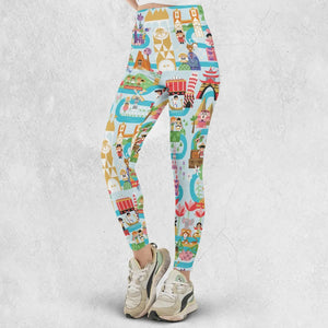 It's Small World Map Legging