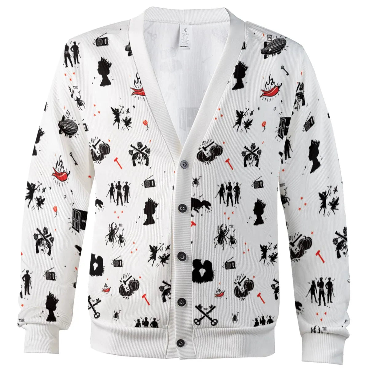 Legandary Bands Mashup Cardigan