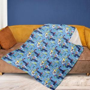 Cruisin' The Galaxy Star Trek Fleece Blanket