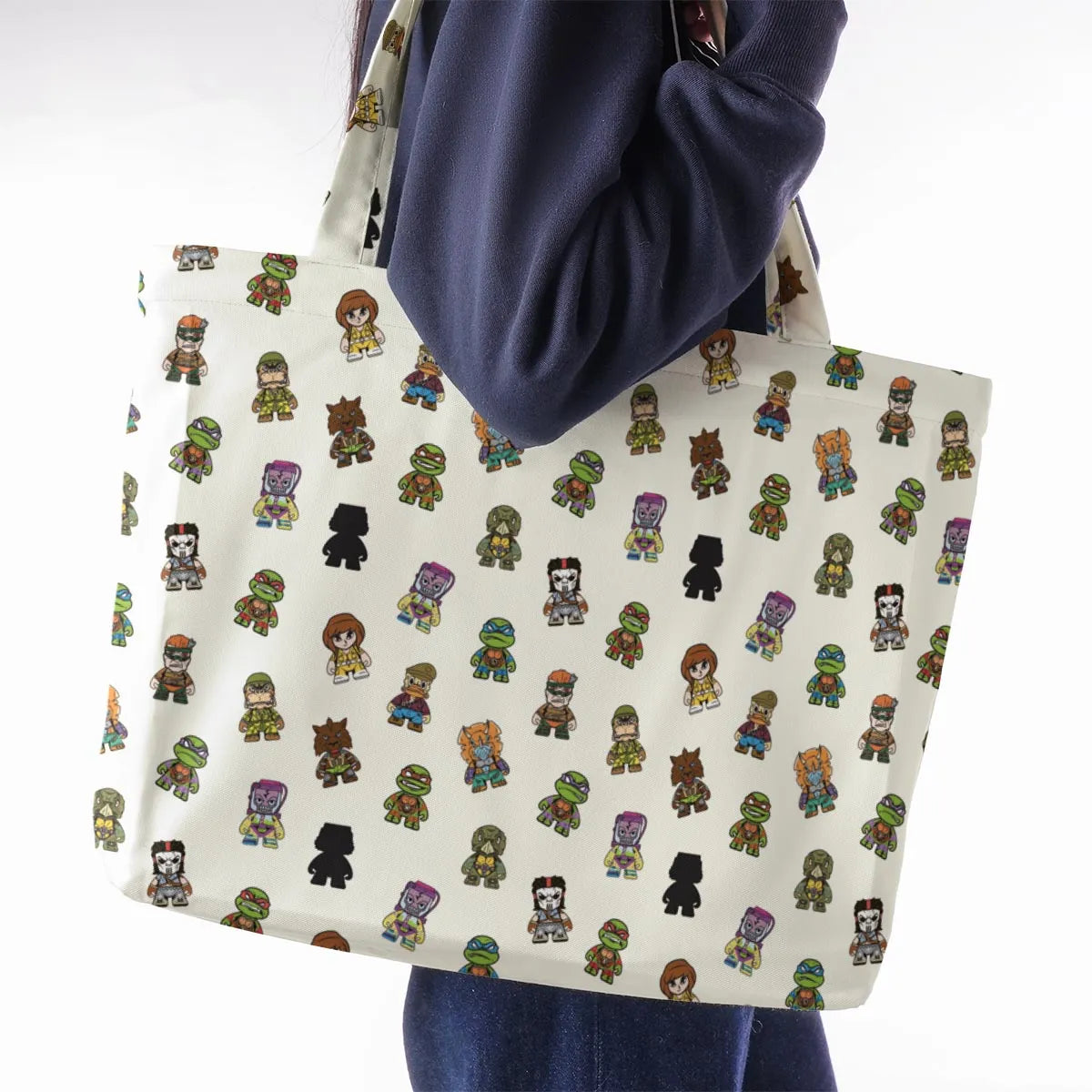 Teenage Mutant Ninja Turtles in Kidrobot style Large Tote Bag