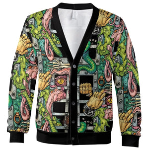 Castle Grayskull Dungeon He-man And The Masters Of The Universe Cardigan