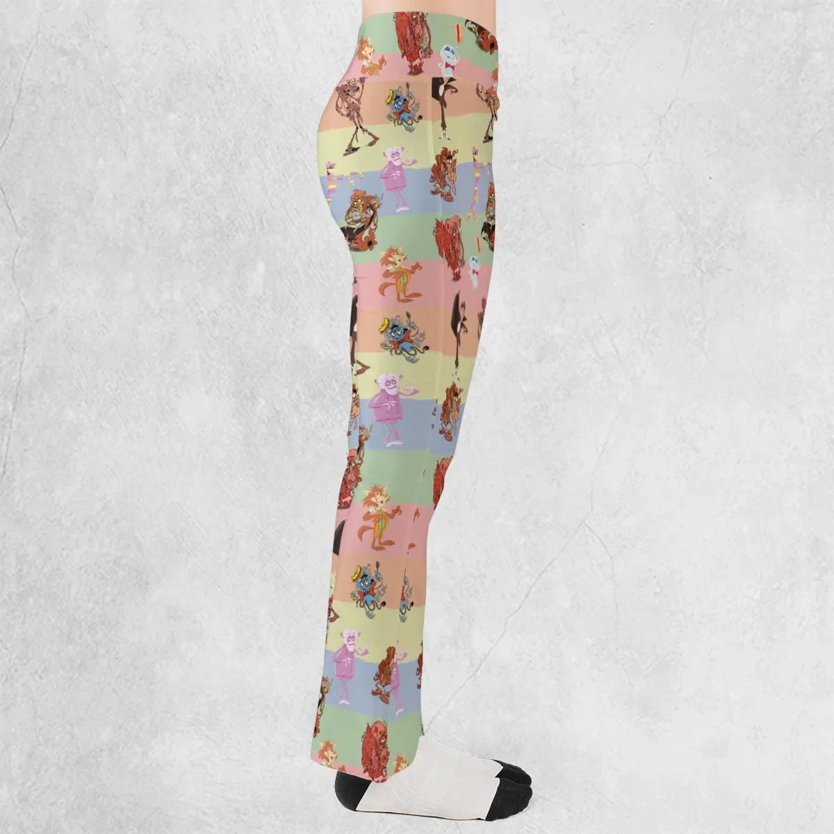 Spooky Monster Mash Cereal Monster Flare Leggings