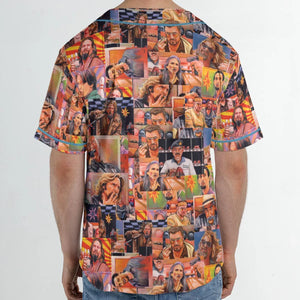 The Big Lebowski Painting Pattern Unisex Baseball Jersey