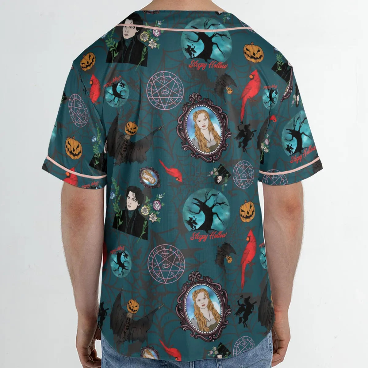 Ichabod Crane Sleepy Hollow Unisex Baseball Jersey