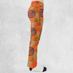Bending Elements Avatar Button Up Flare Leggings