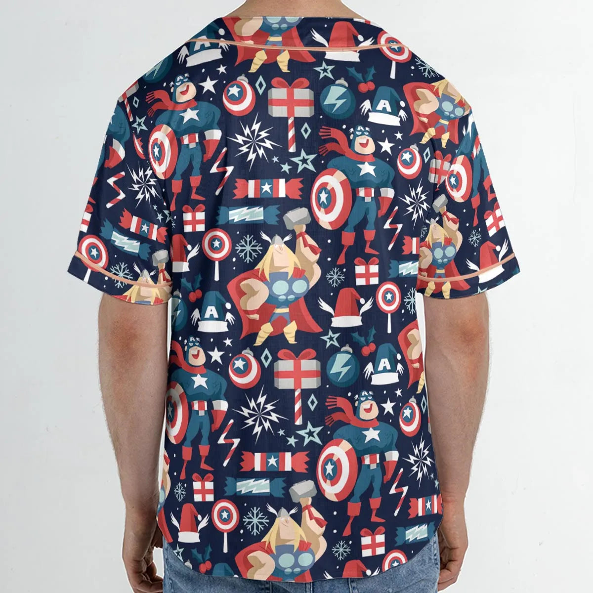 Marvelous Christmas Unisex Baseball Jersey