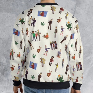 Community Characters Costumes Pattern All-over Print Sweatshirt