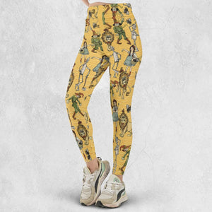 Magic Of Oz Characters Pattern Legging