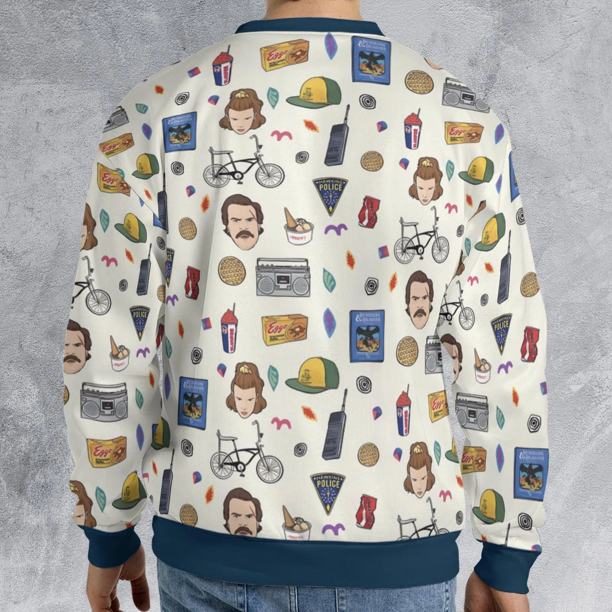 Stranger Things Collection All-over Print Sweatshirt