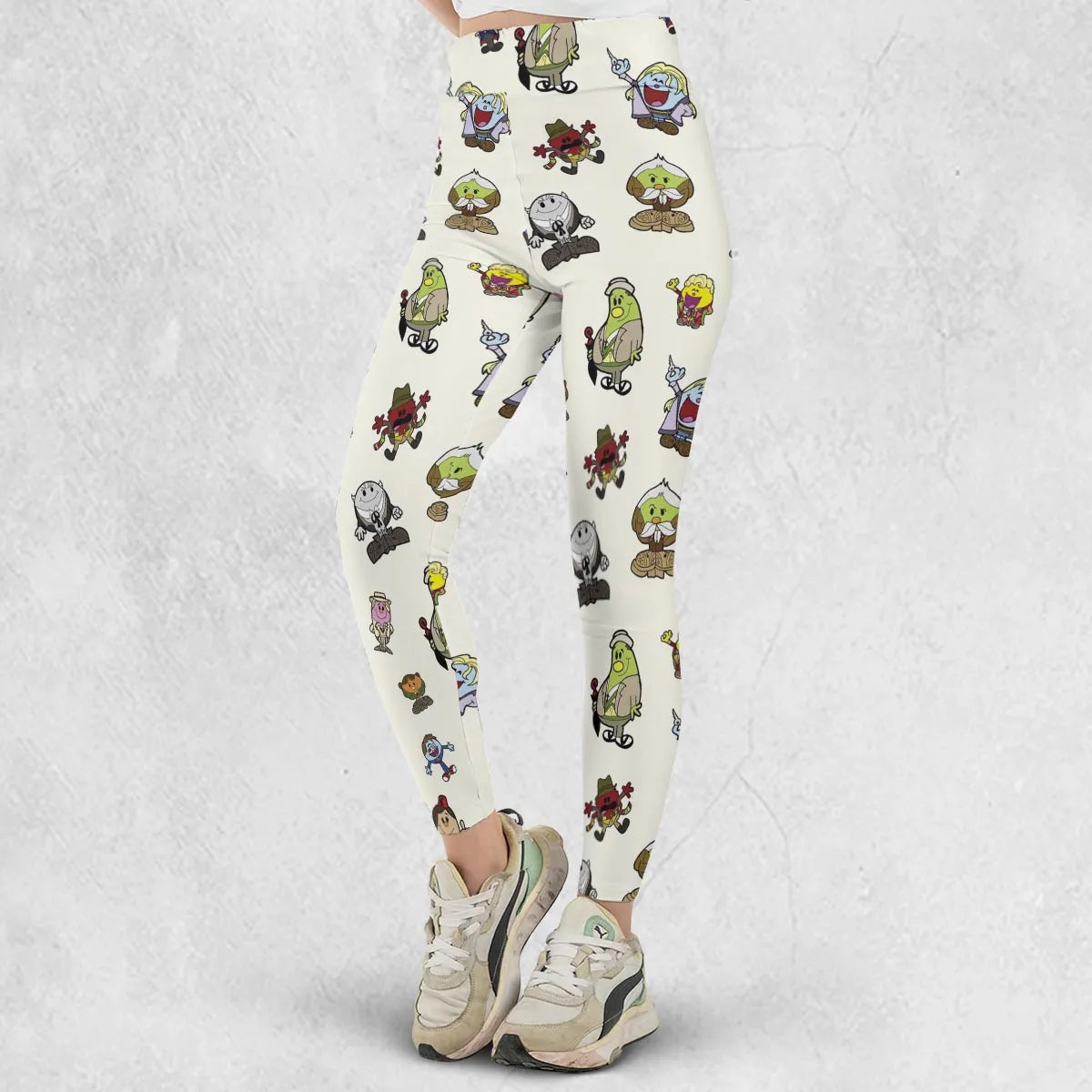 Doctor Who and Mr Men Pattern Legging