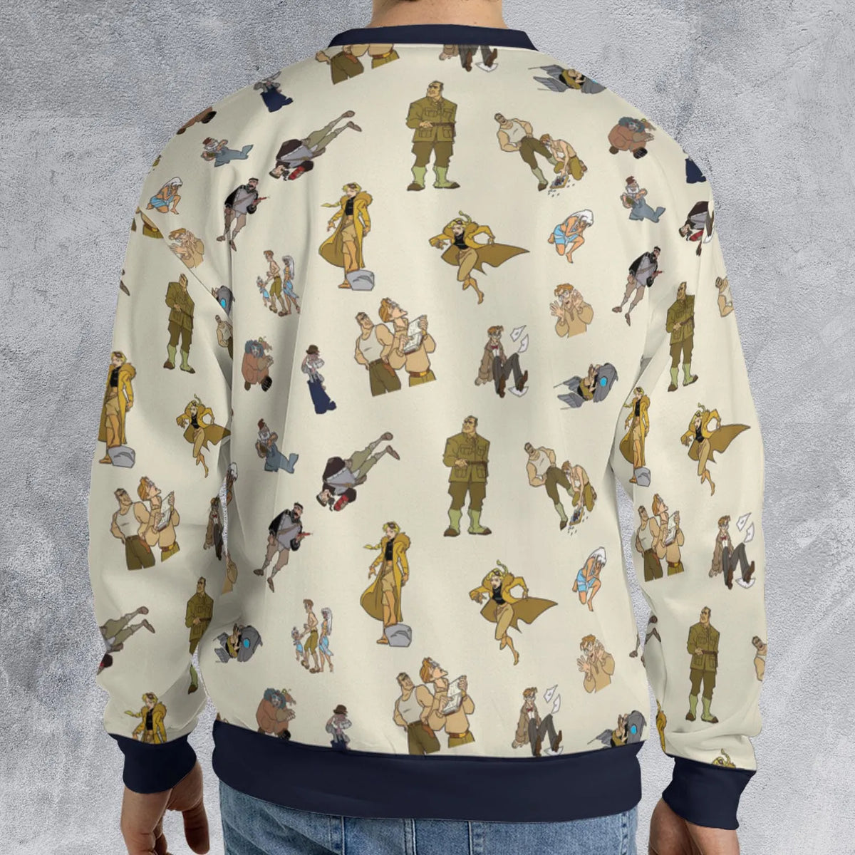 Adventure In Atlantis The Lost Empire All-over Print Sweatshirt