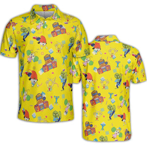 Parappa and Friends AOP Men/Women Polo Shirt