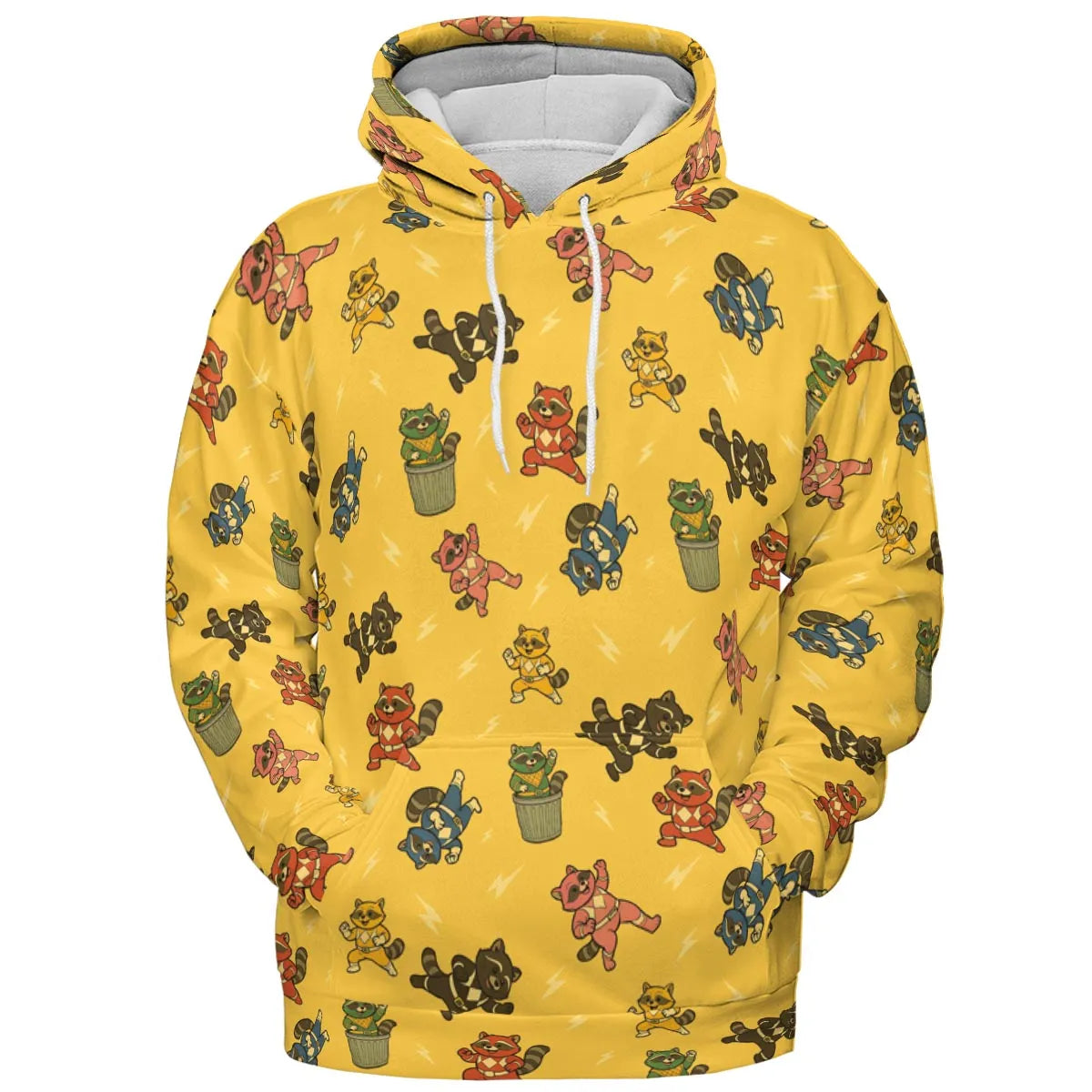 Morphin Time Trash Panda All-over Print Hoodie