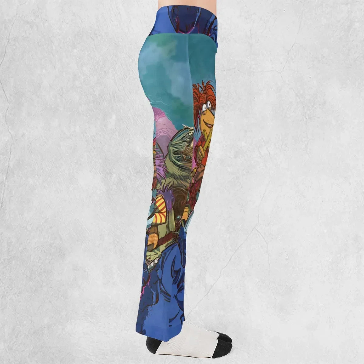 Fraggle Rock Larsen The Muppets Flare Leggings