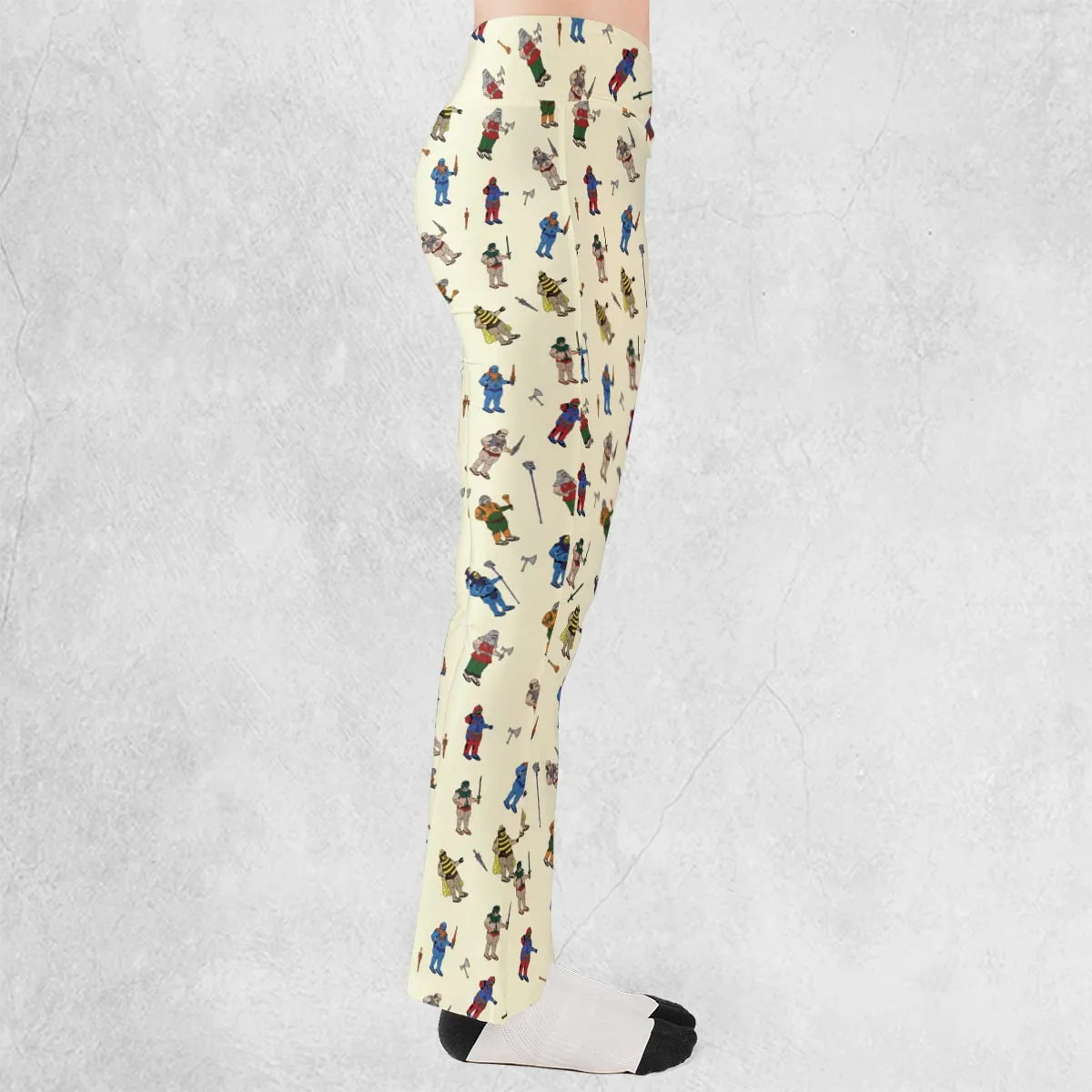 Carl In Masters Of The Universe Pattern Flare Leggings