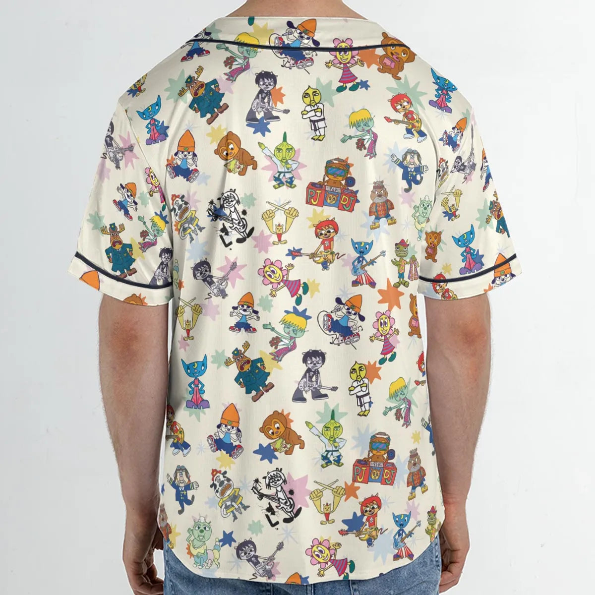 Parappa the Rapper Characters Unisex Baseball Jersey