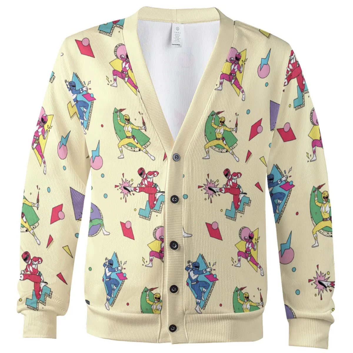 Morphin Team Power Rangers Cardigan