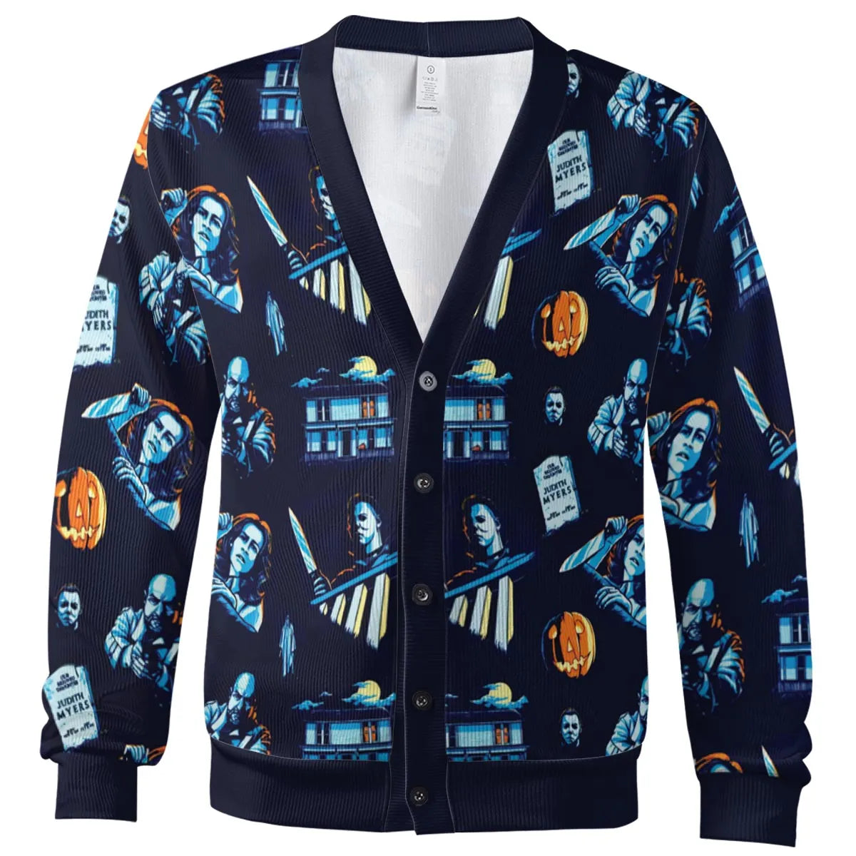 Horror Slasher Michael Myers Halloween Cardigan