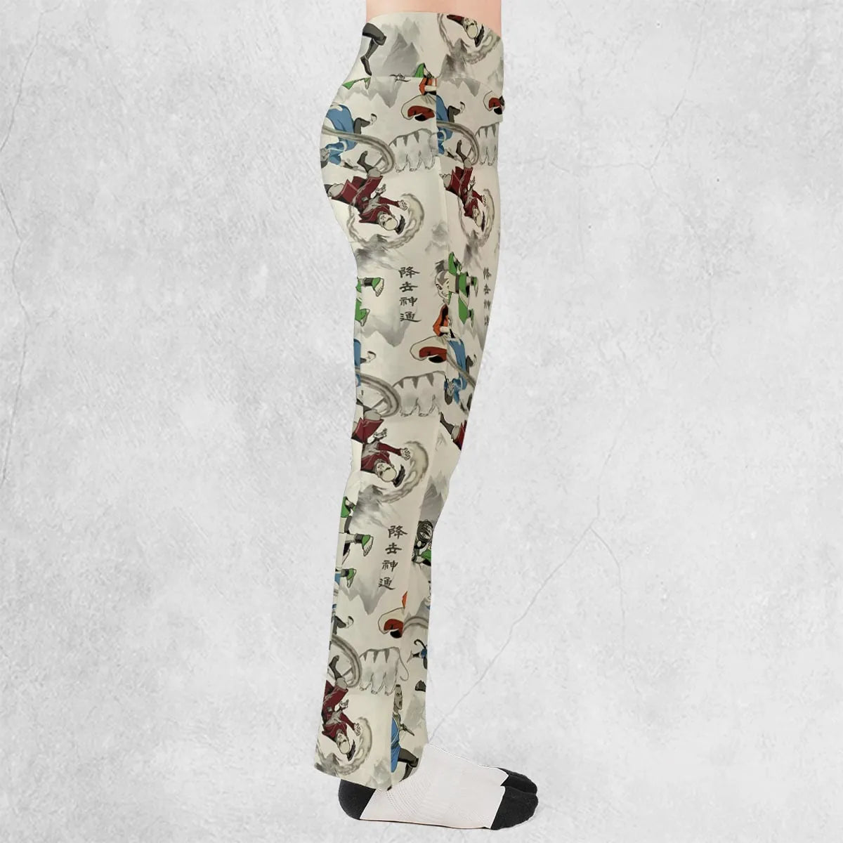 Aang Katara Toph Beifong Sokka Avatar The Last Airbender Flare Leggings