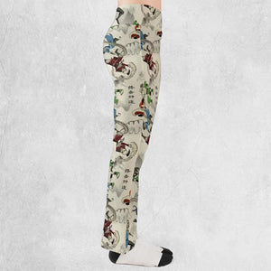 Aang Katara Toph Beifong Sokka Avatar The Last Airbender Flare Leggings