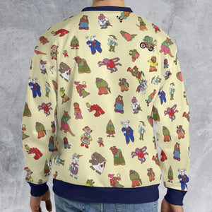 Sweet Pickles Characters All-over Print Sweatshirt
