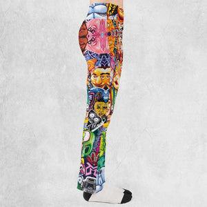 Scavenger Hunt Pee Wee Herman Flare Leggings
