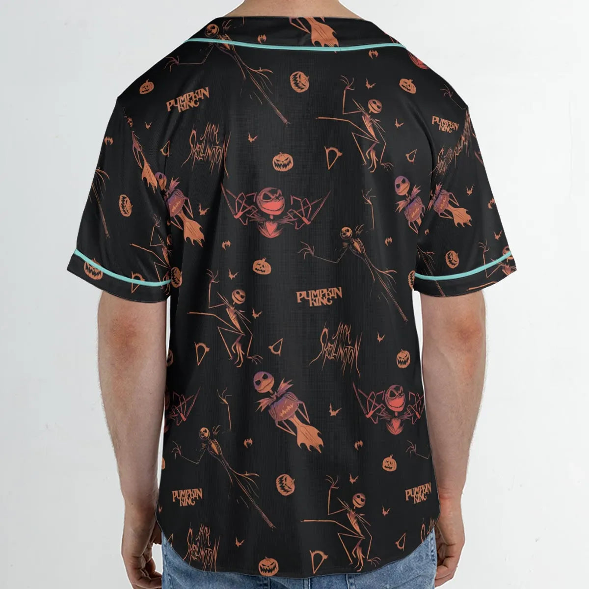 Pumpkin King Jack Skellington Unisex Baseball Jersey