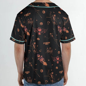 Pumpkin King Jack Skellington Unisex Baseball Jersey