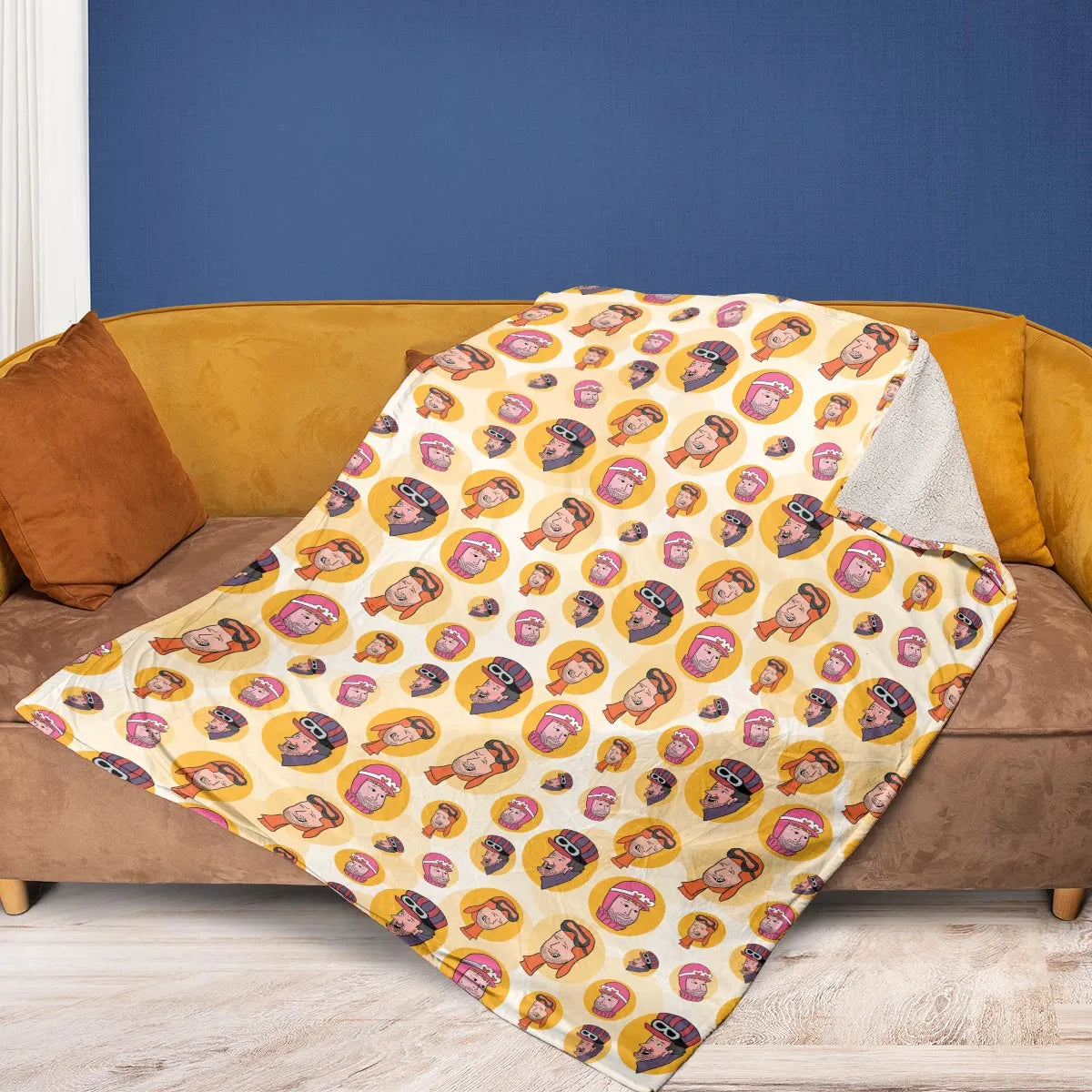 No More Jockeys Wacky Jockeys Fleece Blanket