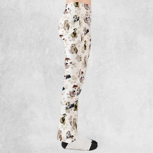 Bookish Wardrobe Wishbone Flare Leggings