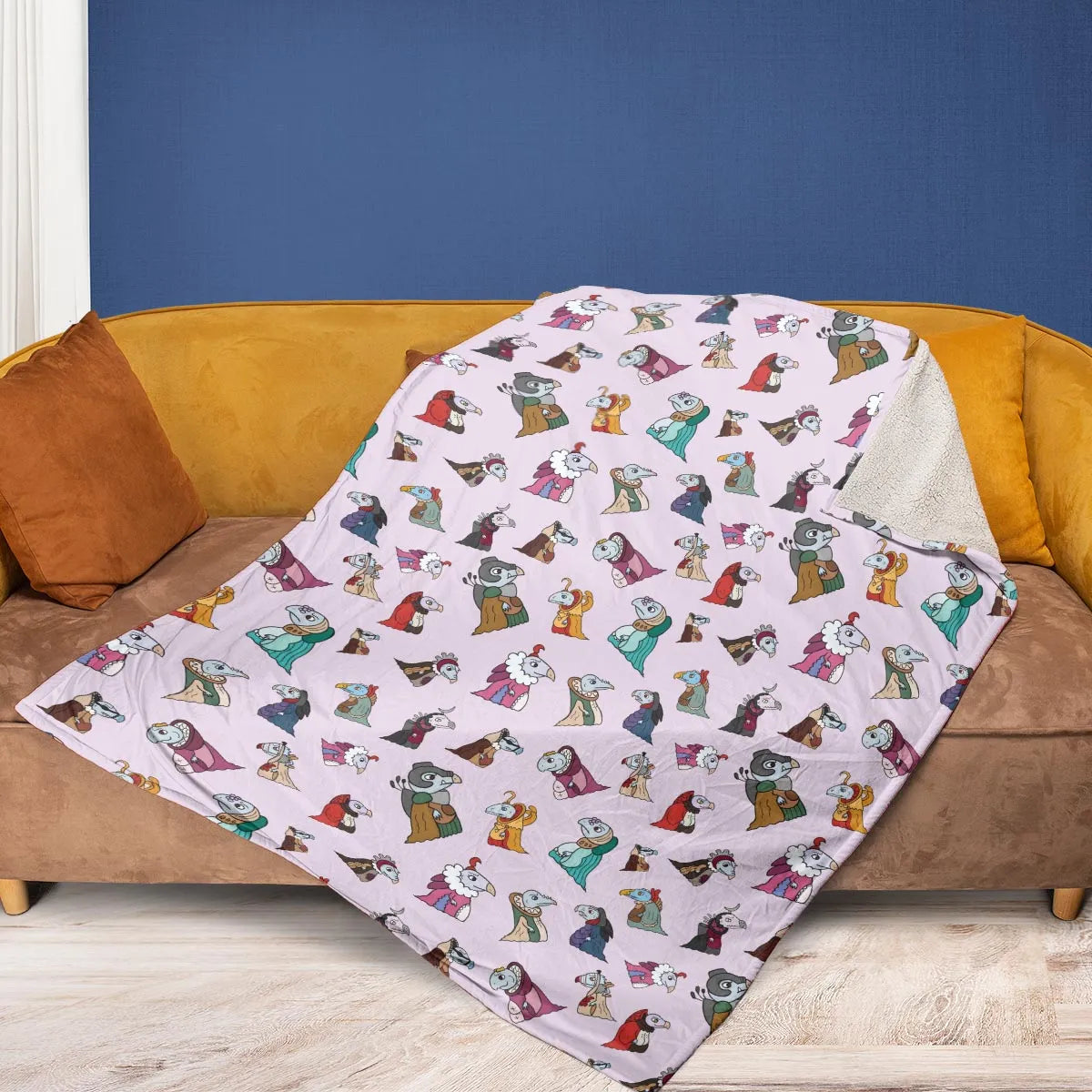 Cute Skeksis The Dark Crystal Fleece Blanket