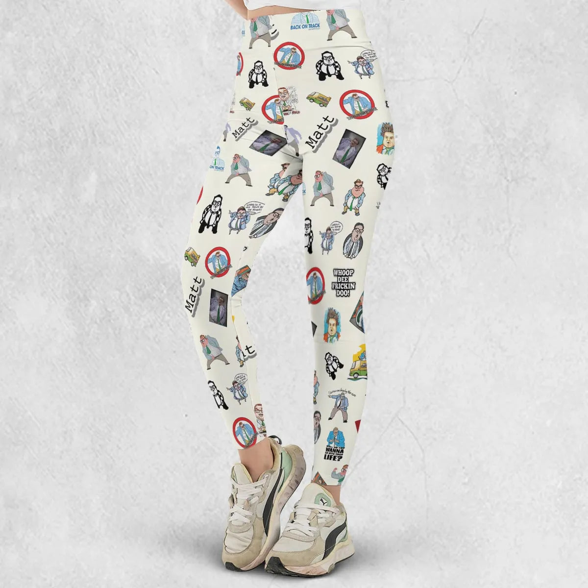 Chris Farley Matt Foley Motivational SNL Legging