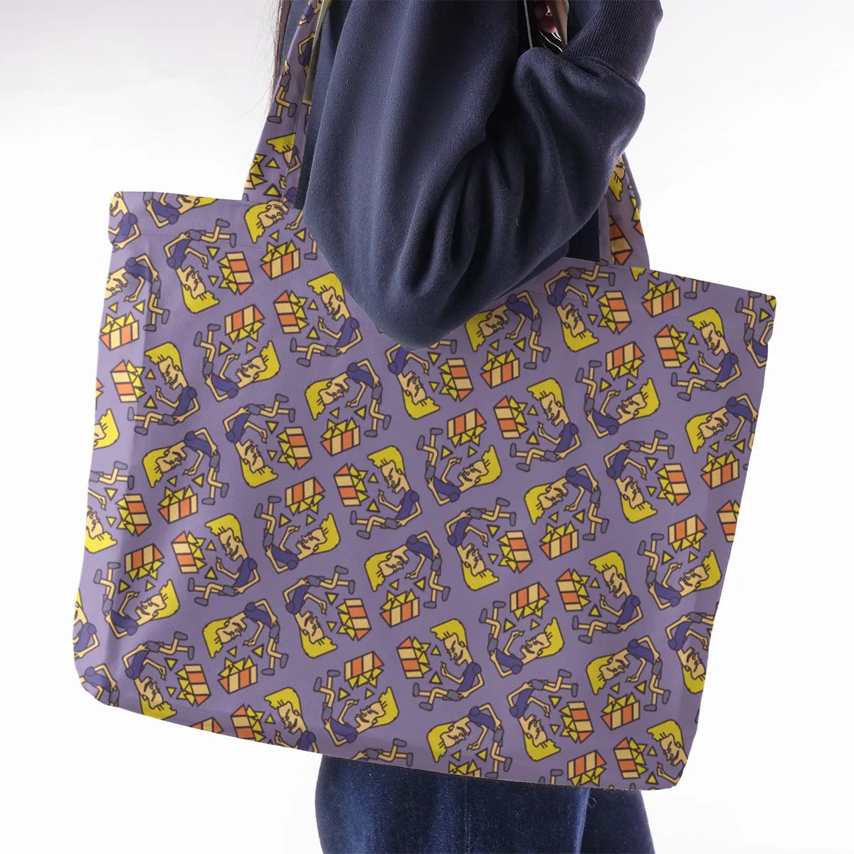 Nachos Rule Beavis and Butthead Large Tote Bag
