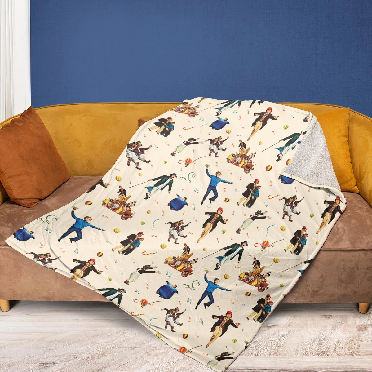 It's Scruumdidiyumptious Willy Wonka And Chocolate Factory Fleece Blanket