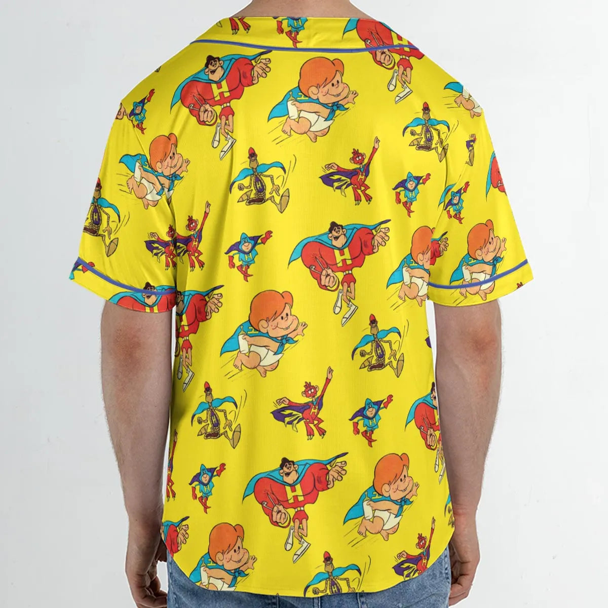 The Mighty Heroes Characters Unisex Baseball Jersey