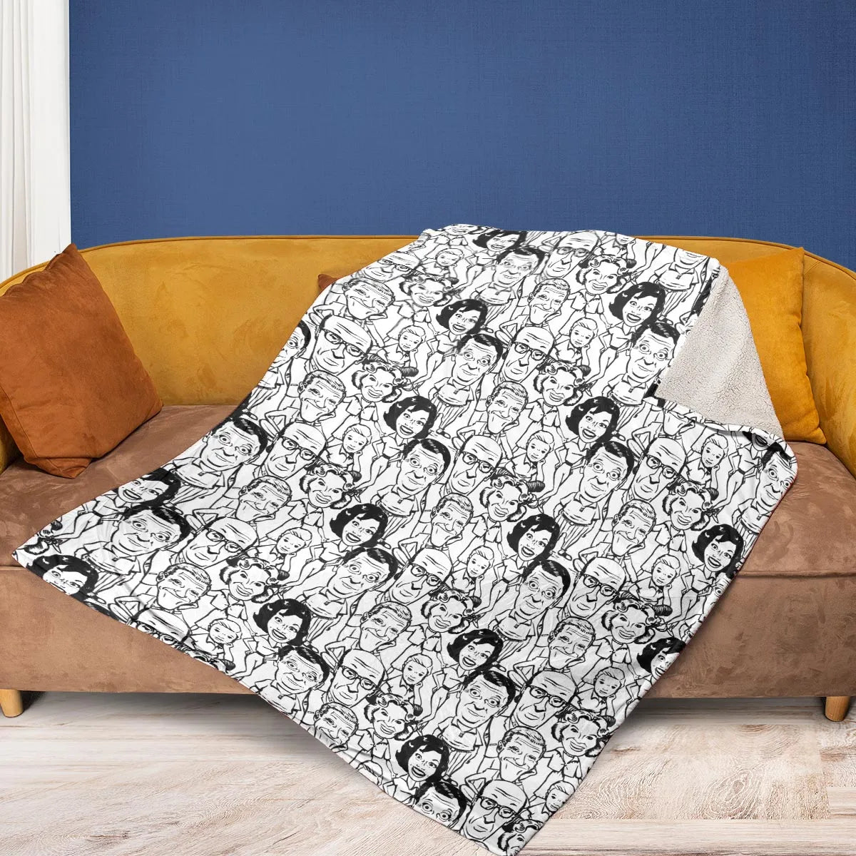 Vintage Dick Van Dyke Show Fleece Blanket