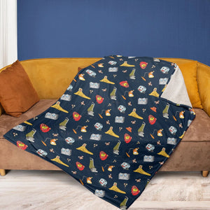 Brave Little Appliances The Brave Little Toaster Fleece Blanket