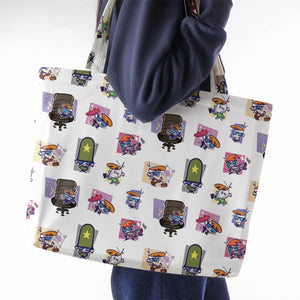 Dexter's Laboratory Characters Large Tote Bag