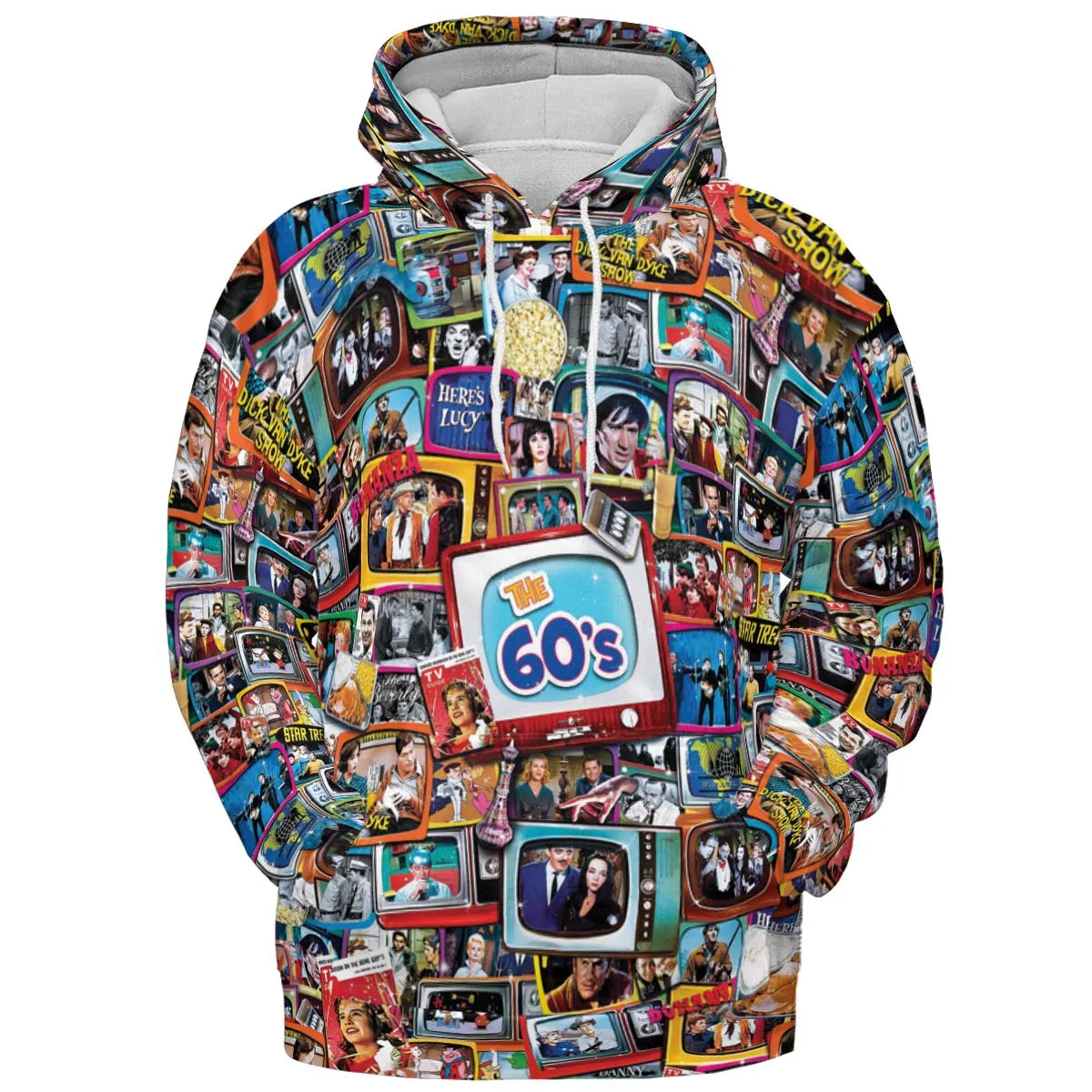 The 60s Classic TV Shows All-over Print Hoodie