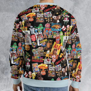 80's Kids Starter Pack All-over Print Sweatshirt