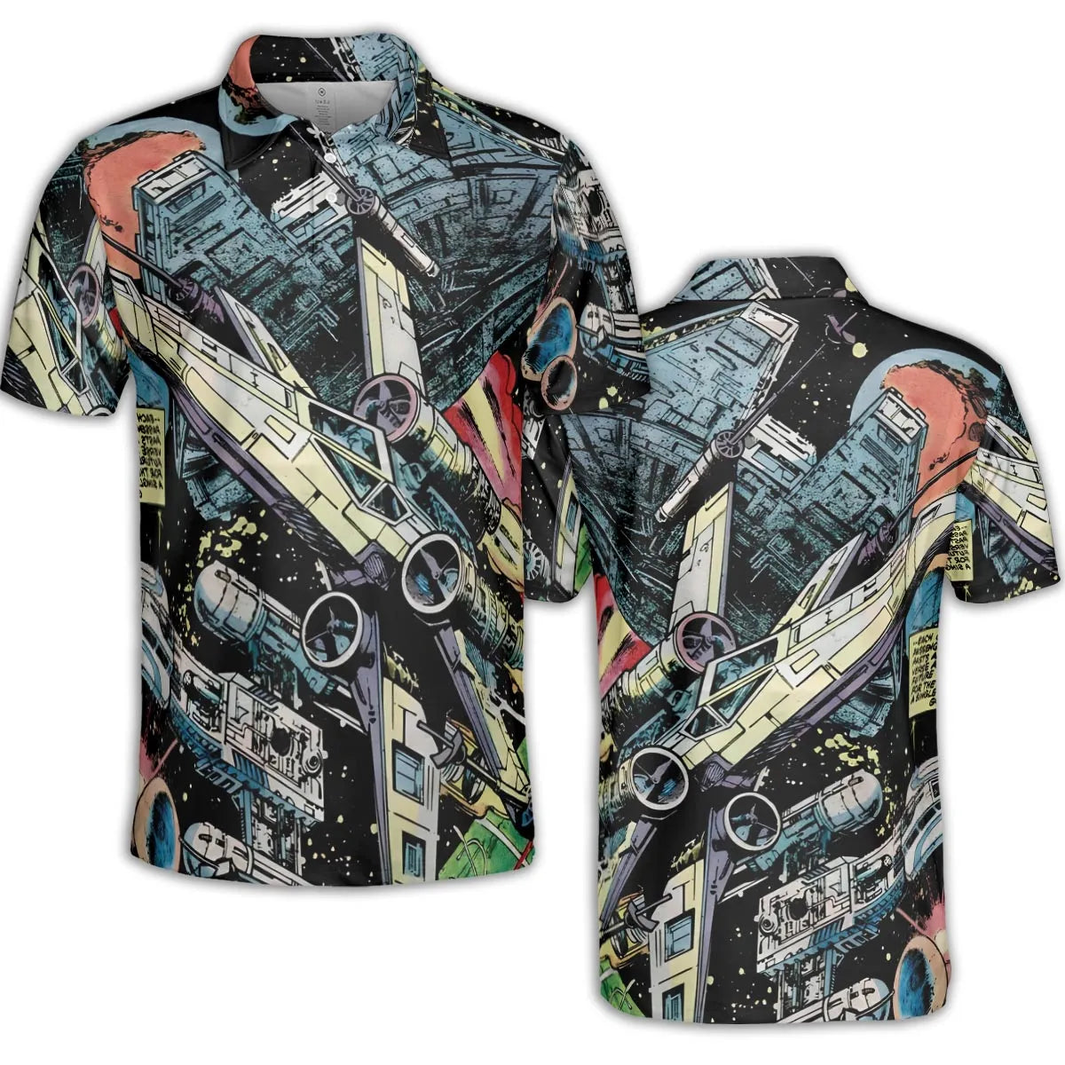Han Solo Spaceship Star Wars AOP Men/Women Polo Shirt