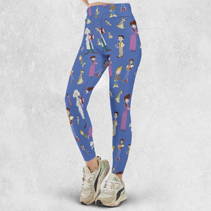 B2tf Cartoon Characters Seamless Legging