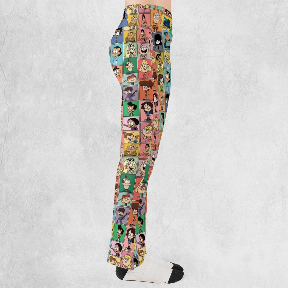 The Loud House Patterns Flare Leggings