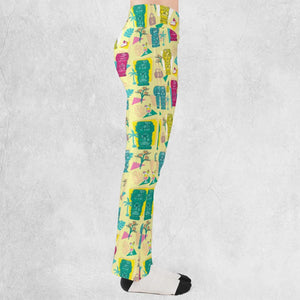 Golden Girls Tiki Shack Aloha Flare Leggings