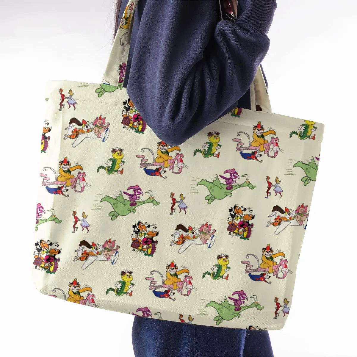NBC Vintage Cartoon Large Tote Bag
