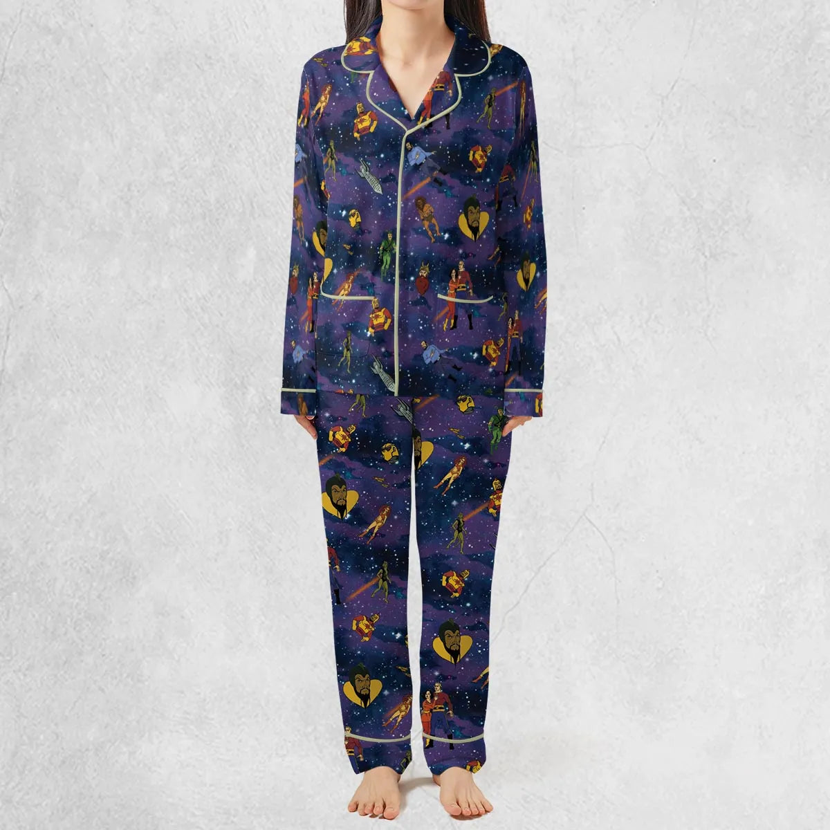 Flash Gordon Cartoon Characters Pajamas Set