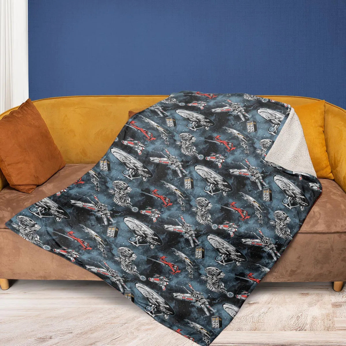 Ultimate Space Fleet Fleece Blanket