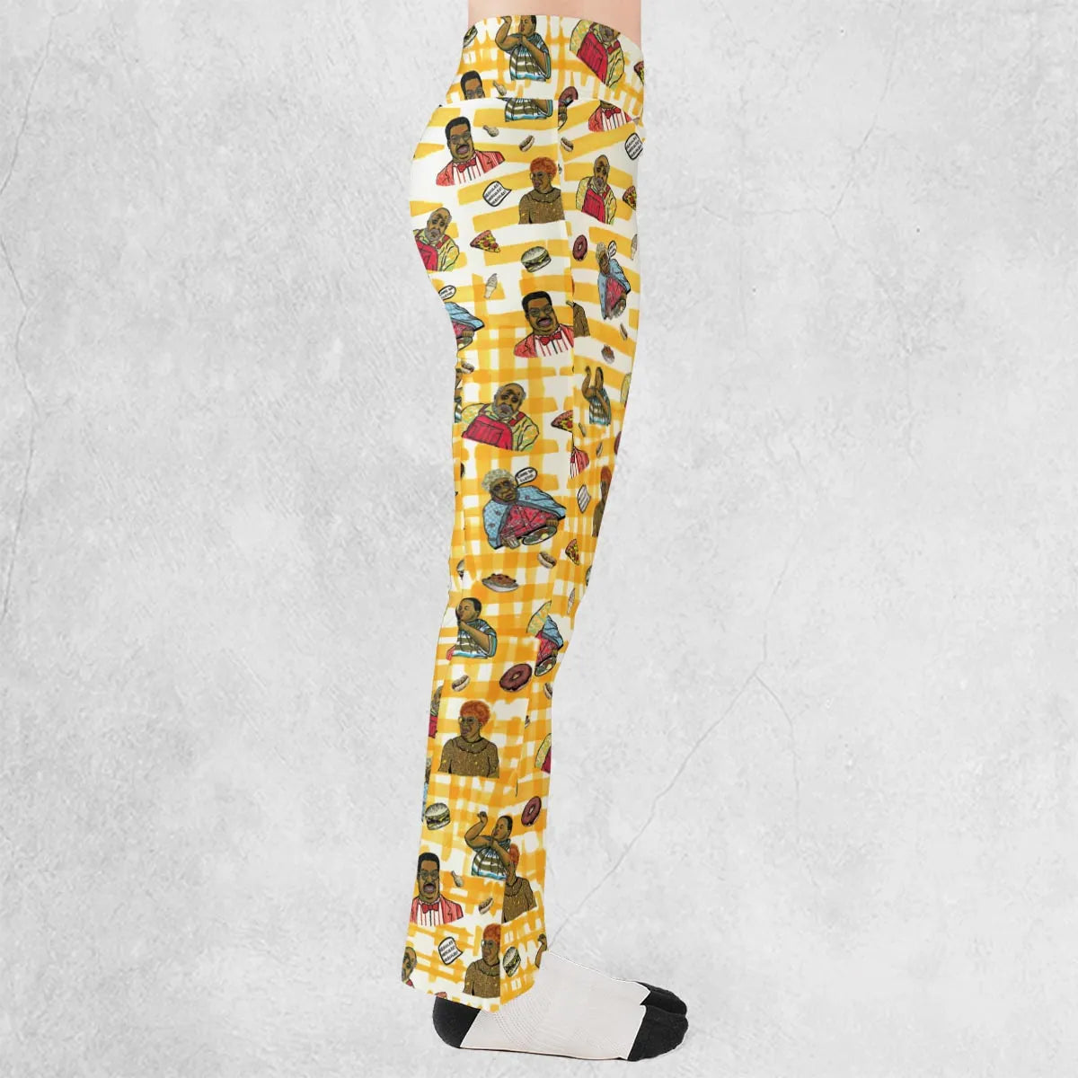 The Nutty Professor Characters Flare Leggings