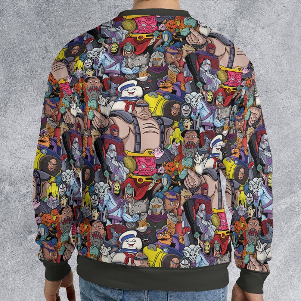 All-over Print Sweatshirt - KEUF5SLR -  - 2